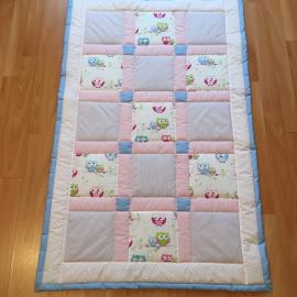 Detská patchworková deka -   sovička