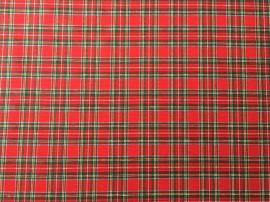 Škótska kocka - obojstranne tkaná